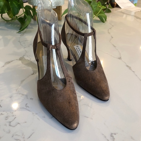 Evan-Picone Feather Constructed Women’s Dress Pumps Pointed Toe Strappy Sz. 7. - Picture 2 of 11